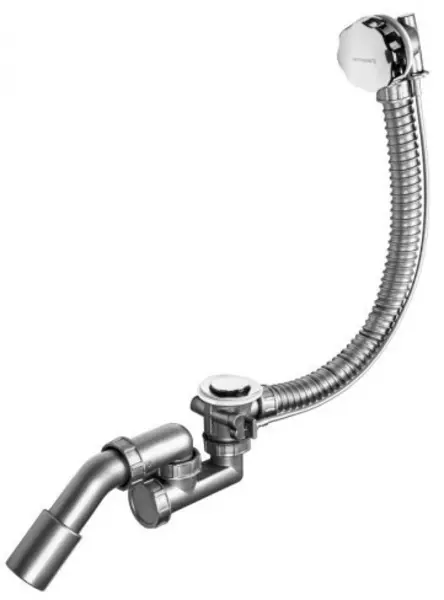 

Сифон для ванны слив-перелив «Bettoserb» 125315 с латунной накладкой хром полуавтомат