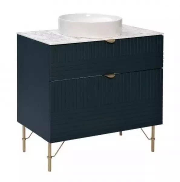 Тумба с раковиной «Veedi» Monte lux compact 90 (90) зелёная