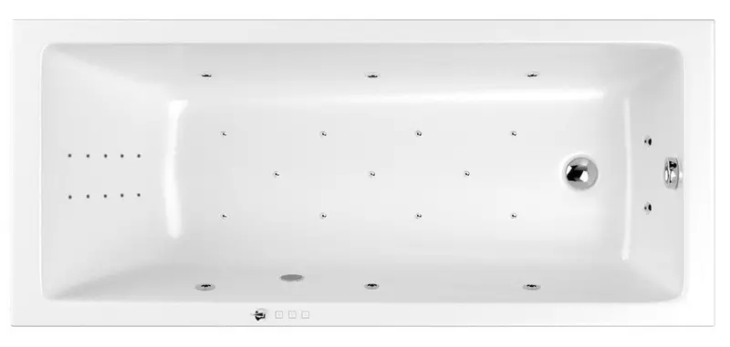 

Гидромассажная ванна акриловая «Whitecross» Wave 170/70 Ultra Nano с каркасом с сифоном белая/хром