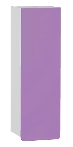 Уценка, Пенал «Vitra» D-Light 36 подвесной фиолетовый/белый левый