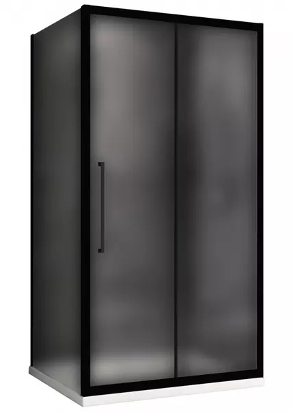 

Душевой угол-ограждение «Abber» Schwarzer Diamant AG30110BMH-S90BM 110/90 прямоугольный матовый/чёрный без поддона