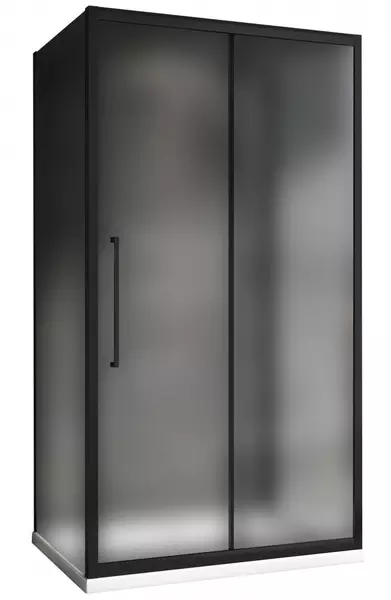 

Душевой угол-ограждение «Abber» Schwarzer Diamant AG30120BMH-S70BM-S70BM 120/70 прямоугольный матовый/чёрный без поддона