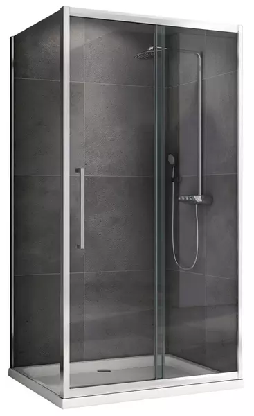 

Душевой угол-ограждение «Abber» Schwarzer Diamant AG30120H-S50 120/50 прямоугольный прозрачный/хром без поддона универсальный