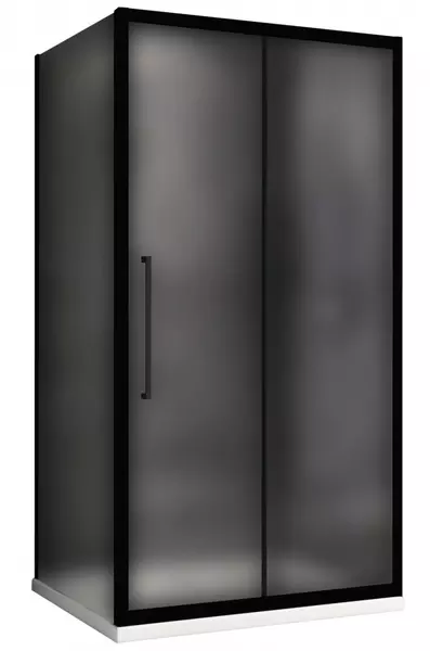 

Душевой угол-ограждение «Abber» Schwarzer Diamant AG30170BMH-S100BM 170/100 прямоугольный матовый/чёрный без поддона