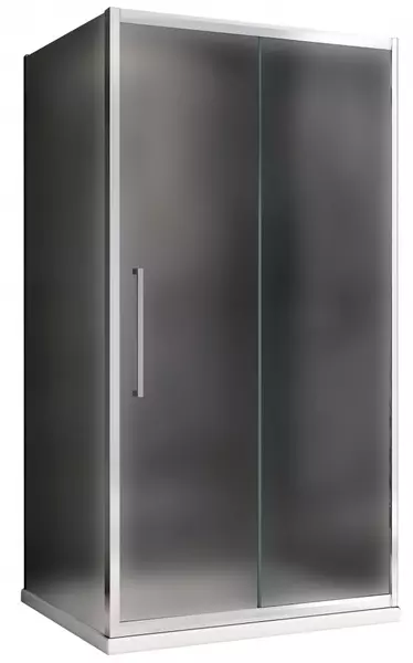 

Душевой угол-ограждение «Abber» Schwarzer Diamant AG30170MH-S60M 170/60 прямоугольный матовый/хром без поддона универсальный