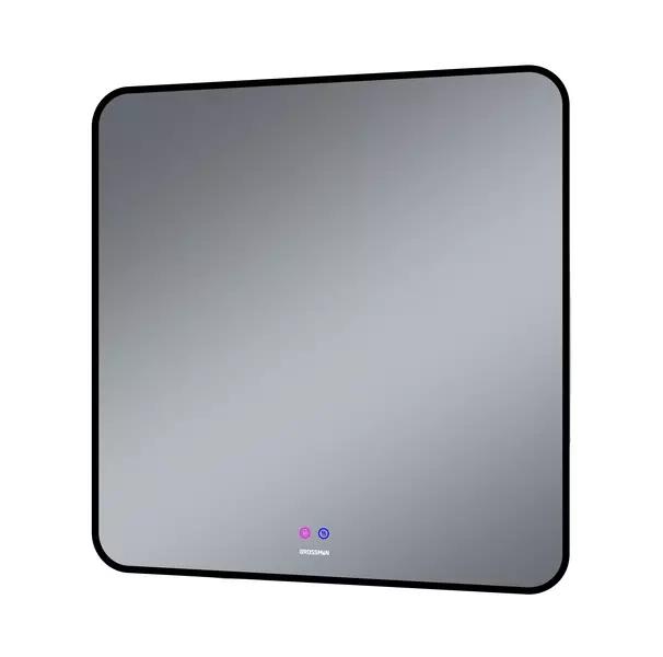

Зеркало «Grossman» Elegans-норма 80 с подсветкой и подогревом чёрное