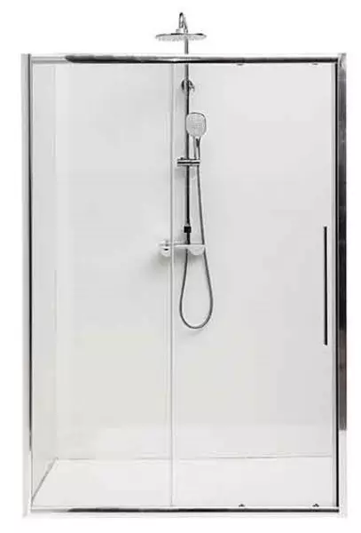 

Душевая дверь «Deto» FC 140-160 Chrome 160/195 прозрачный/хром