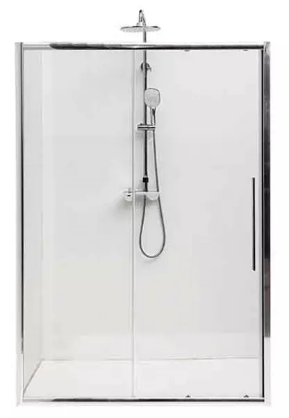

Душевая дверь «Deto» FC 160-180 Chrome 180/195 прозрачный/хром