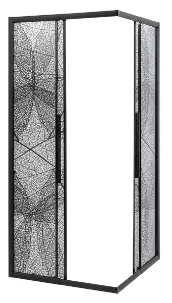 

Душевой угол-ограждение «Deto» KB 100-110 Black 110/110 рисунок/чёрный без поддона универсальный
