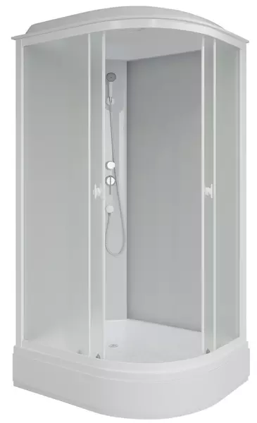 

Душевая кабина «Niagara» Promo P100/80/26L/MT 100/80 средний поддон матовая/белая левая