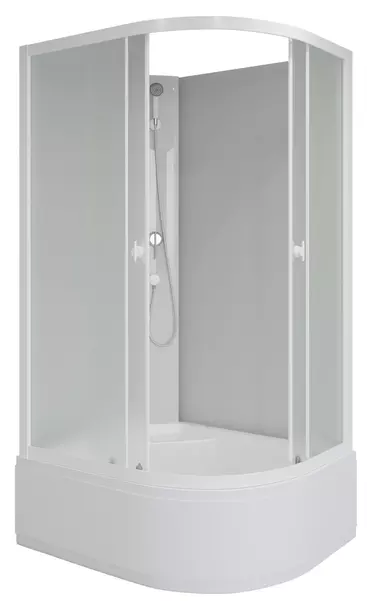 

Душевая кабина «Niagara» Promo P110/80/40L/MT/BK 110/80 высокий поддон матовая/белая без крыши левая