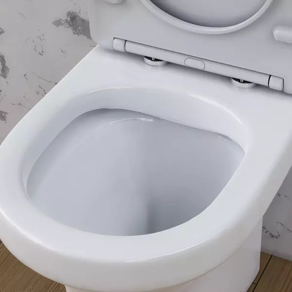 Унитаз компакт безободковый «AM.PM Plus» Skyline Plus DX35C8600BSC белый с сиденьем дюропласт с микролифтом