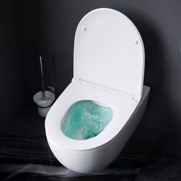 Подвесной унитаз безободковый «AM.PM Plus» Awe Plus C111700BWH белый без сиденья