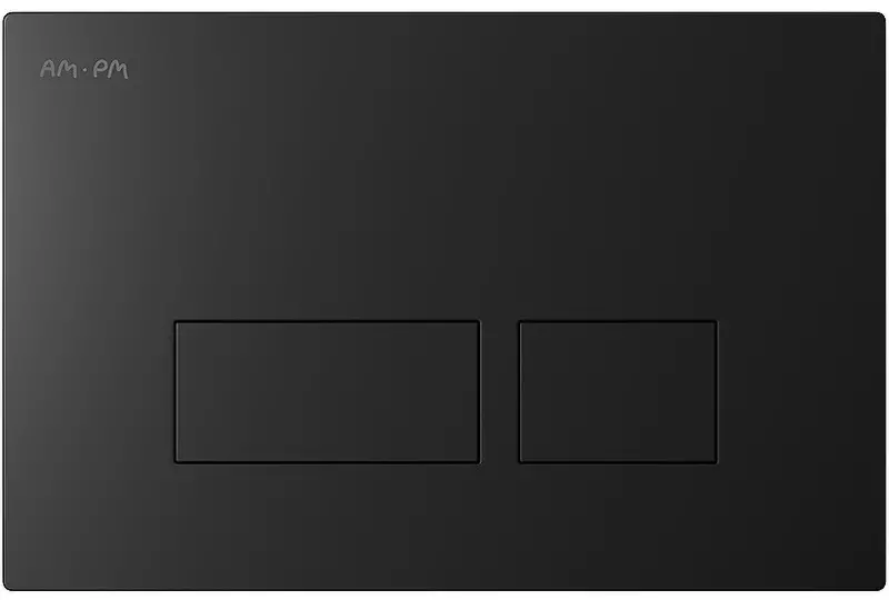 Кнопка смыва пневматическая «AM.PM Plus» Pro S Plus I0470B38 пластик черный матовый