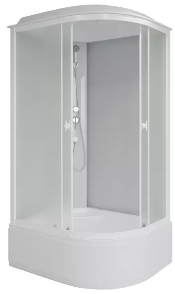 

Душевая кабина «Niagara» Promo P110/80/40L/MT 110/80 высокий поддон матовая/белая левая