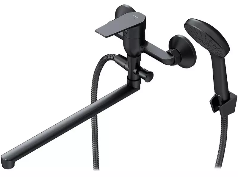 

Смеситель для ванны «Am.Pm» Gem F90A90122 чёрный матовый