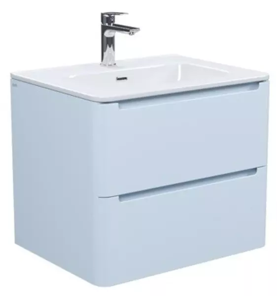 

Тумба с раковиной «Iddis» Edifice 60 (Optima Home 60/47) подвесная голубая