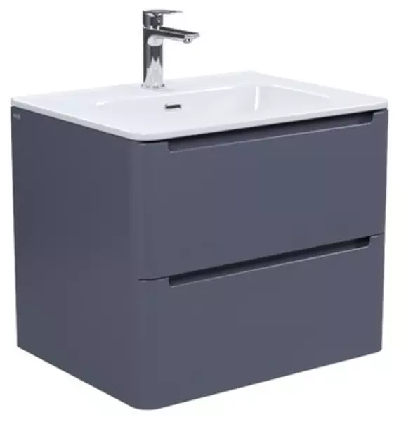 

Тумба с раковиной «Iddis» Edifice 60 (Optima Home 60/47) подвесная тёмно-серая