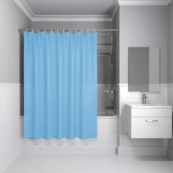 

Штора для ванной «Iddis» Basic BL06P24i11 180/200 голубая