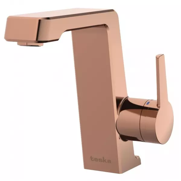 

Смеситель для раковины «Teska» Thetis E5209 розовое золото