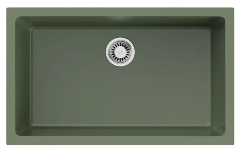 

Мойка для кухни «Omoikiri» Okinoshima 76-U/I-OL 76/46 Natceramic olive