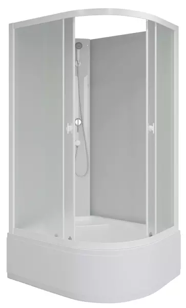 

Душевая кабина «Niagara» Promo P90/70/40L/MT/BK 90/70 высокий поддон матовая/белая без крыши левая