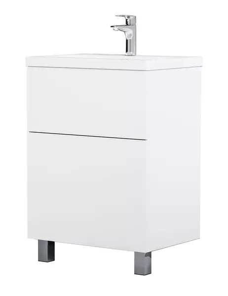

Тумба с раковиной «AM.PM Plus» Gem Plus 60 (Gem 60) белый глянец