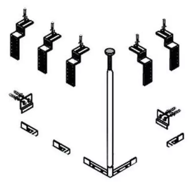 Крепление для экрана Cezares CZR-FR-SCR-FIX-KIT 2100₽