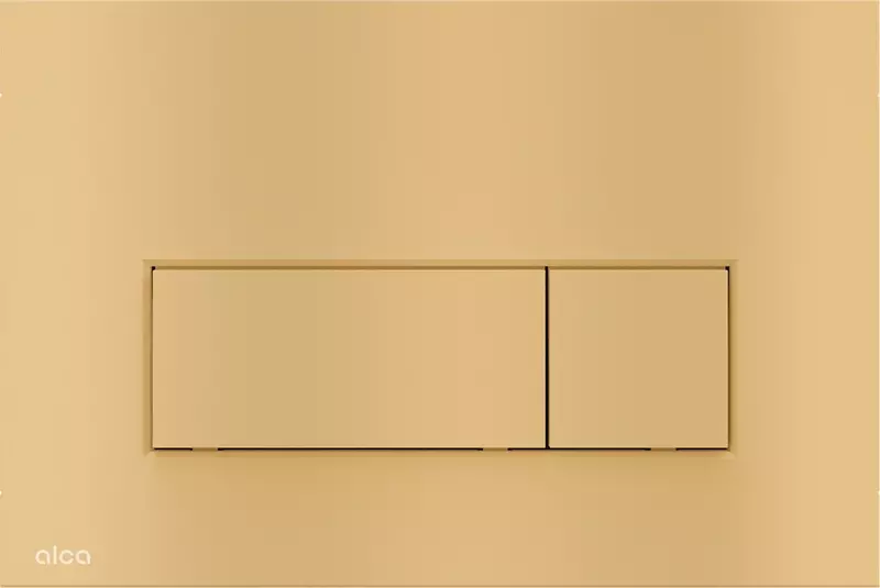 Кнопка смыва «AlcaPlast» M57-G-M золото матовое