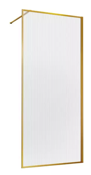 

Душевая перегородка «Vincea» Walk-In VSW-1HP800FLBG 80/200 рифлёная/золото универсальная