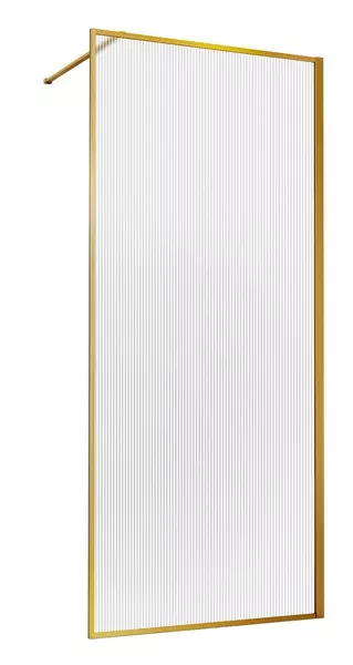 

Душевая перегородка «Vincea» Walk-In VSW-1HP900FLBG 90/200 рифлёная/золото универсальная