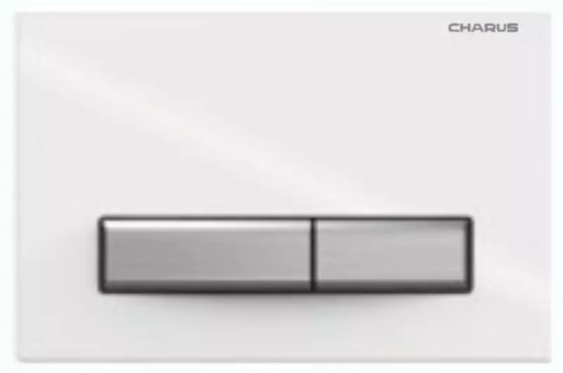 

Кнопка смыва «Charus» Raiden FP.321.WBN.01 белый/хром