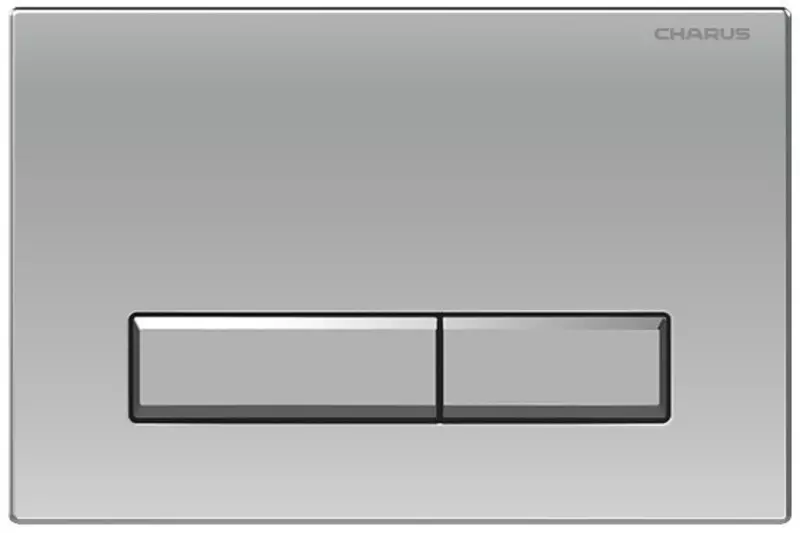 

Кнопка смыва «Charus» Raiden FP.321.46.01 пластик матовый хром