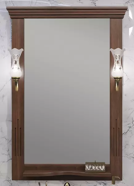 

Зеркало из массива «Opadiris» Риспекто 65 без света орех антикварный