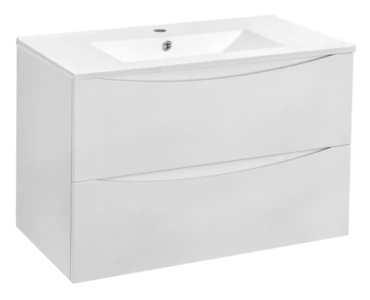 

Тумба с раковиной «Vincea» Mia 75 (VBS-13975 76/46 белая) подвесная G.White