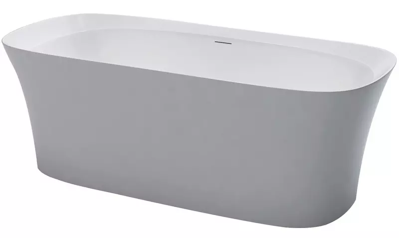 

Ванна акриловая «Black & White» SB335 170/78 с ножками с сифоном белая глянцевая