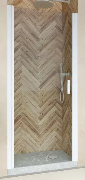 Душевая дверь «Vegas Glass» EP Novo 80/189 Crystal vision/белая универсальная