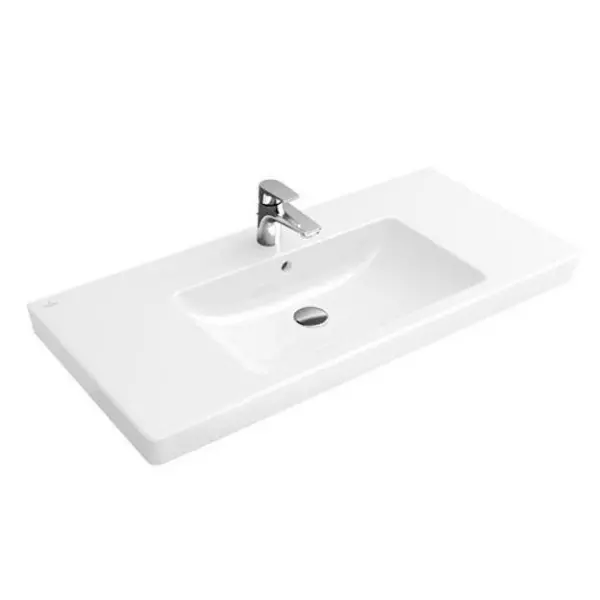 

Раковина «Villeroy & Boch» Subway 2.0 100/47 7175A0R1 фарфоровая белый