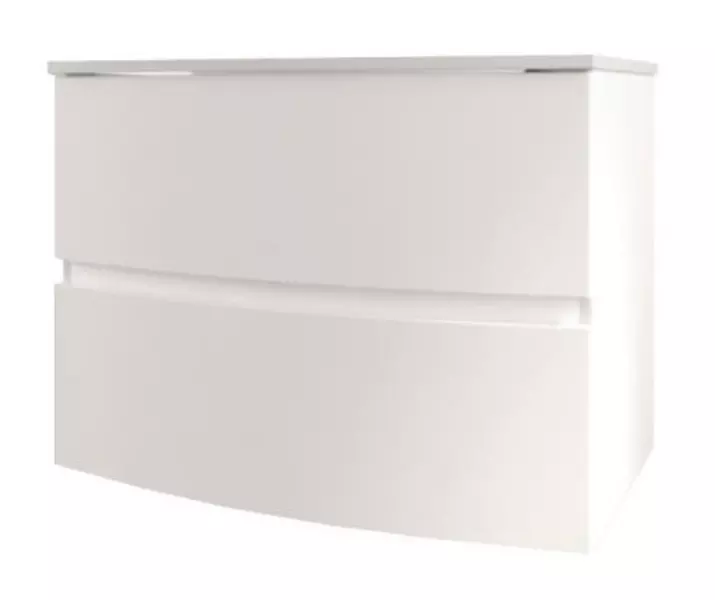 

Тумба с раковиной «Cezares» Elettra 75 (Comfort 75/51) подвесная Bianco opaco