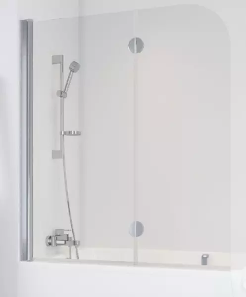 Шторка на ванну стеклянная Vegas Glass E2V 120139 Crystal visionхром глянцевый левая 45729₽