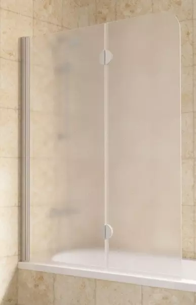 

Шторка на ванну стеклянная «Vegas Glass» E2V Lux 120/150 сатин/хром матовый левая
