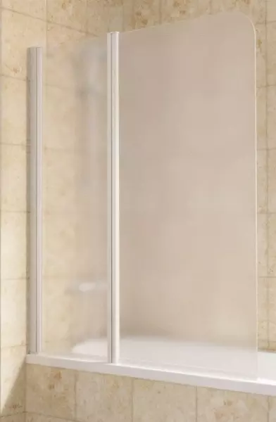 

Шторка на ванну стеклянная «Vegas Glass» E2V Lux ST 125/150 сатин/белая левая