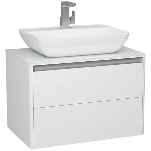

Тумба с раковиной «Diborg» Hanna 70 с ящиками (Джой-3 46/39) подвесная белая