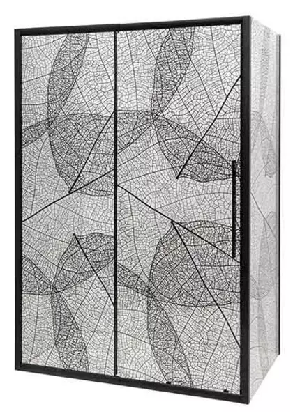 

Душевой угол-ограждение «Deto» FB120-140+SB80 Black 140/80 рисунок/чёрный без поддона универсальный