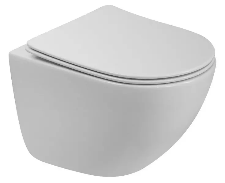 

Подвесной унитаз безободковый «Belbagno» Amanda-Tor BB051CH-TOR-FC (BB051SC) белый с сиденьем дюропласт с микролифтом белое