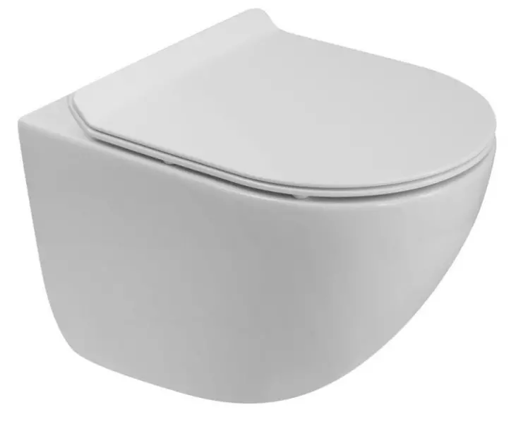 

Подвесной унитаз безободковый «Belbagno» Amanda-Tor BB051CH-TOR-FC/BB2111SC белый с сиденьем дюропласт с микролифтом белое