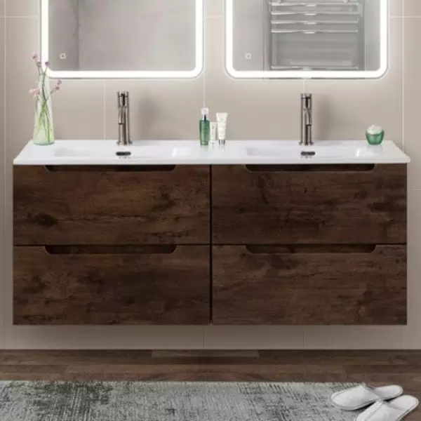 

Тумба с раковиной «Belbagno» Etna 120 (BB1200-2-ETL) подвесная Rovere Moro