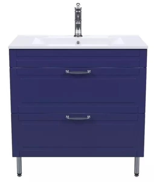 

Тумба с раковиной «Iddis» Oxford 80 (Optima Home 80/46) синий