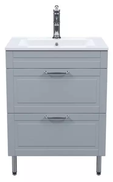 

Тумба с раковиной «Iddis» Oxford 60 (Optima Home 60/46) светло-серый