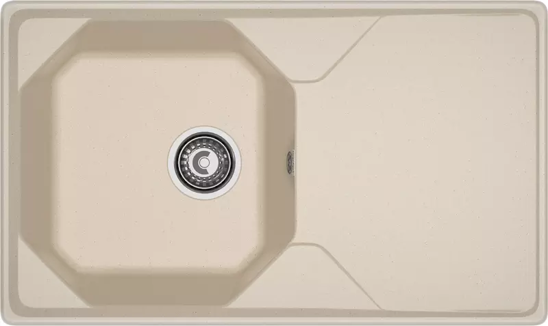 

Мойка для кухни «GranFest» Unique GF-U-840L 84/50 искусственный камень кашемир